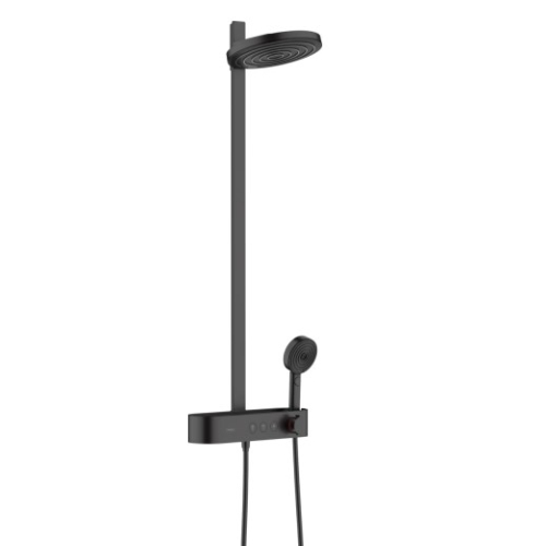 Душова система Hansgrohe Pulsify Showerpipe 260 2jet з термостатом 24240670 чорний матовий