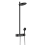 Душевая система Hansgrohe Pulsify Showerpipe 260 2jet с термостатом 24240670 черный матовый