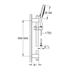 Душевой гарнитур Grohe Power&Soul Cosmopolitan 27746000