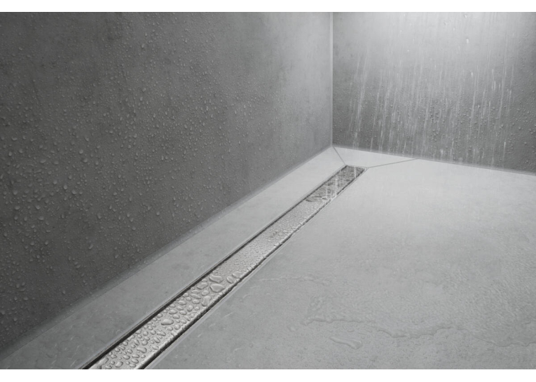 Верхня частина Hansgrohe "RainDrain Match" для каналу 700 мм Brushed Stainless Steel 56037800