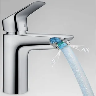 Смеситель для раковины Hansgrohe Logis 100 с донным клапаном 71104000