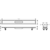 Монтажний комплект Hansgrohe uBox universal 900 мм 56013180