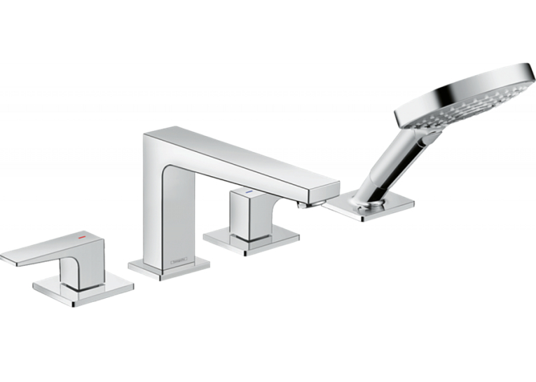 Змішувач на борт ванни Hansgrohe Metropol Secuflex хром 32552000