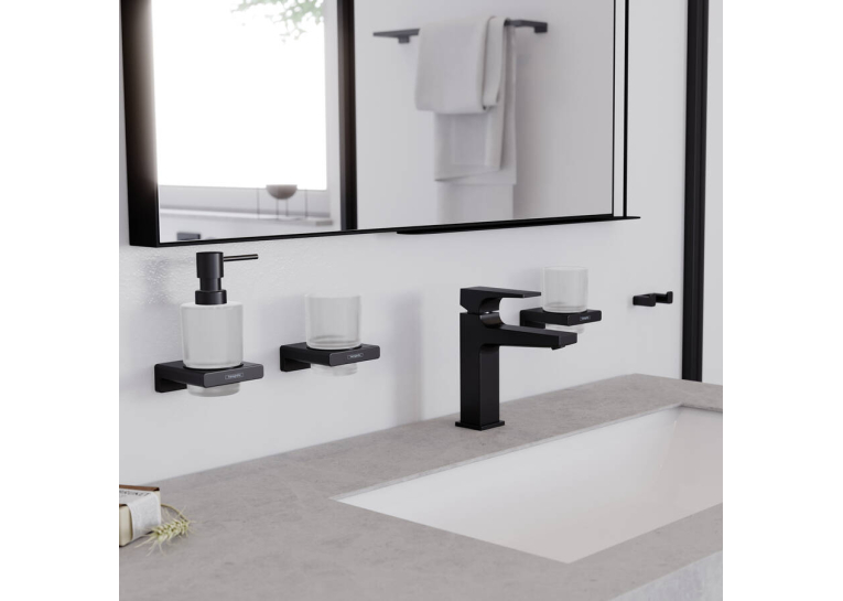 Подвійний гачок Hansgrohe AddStoris 41755670 чорний матовий (Пошкоджене пакування)