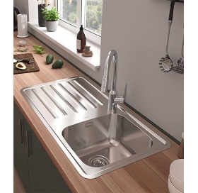 Кухонна мийка Hansgrohe S4111-F340 на стільницю 915х505 із сифоном 43340800
