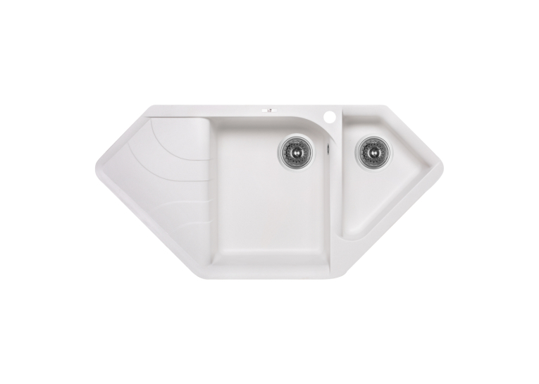  Кухонна мийка Lidz 1000x500/225 WHI-01 (LIDZWHI011000500225)