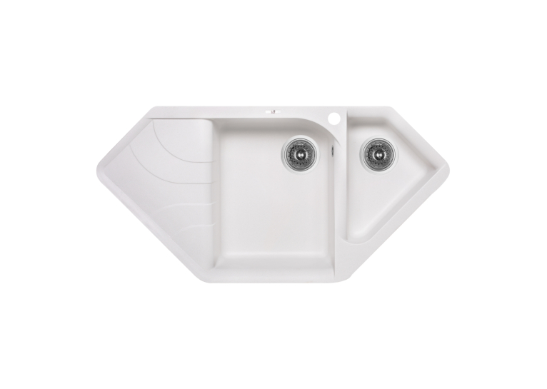  Кухонна мийка Lidz 1000x500/225 WHI-01 (LIDZWHI011000500225)