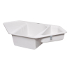  Кухонна мийка Lidz 1000x500/225 WHI-01 (LIDZWHI011000500225)