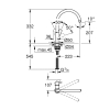 Смеситель однорычажный для кухни Grohe BauEdge 31367001