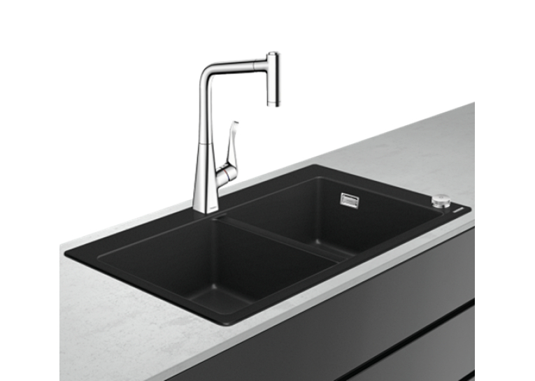 Кухонный комплект мойка со смесителем Hansgrohe C51-F770-05 43216000