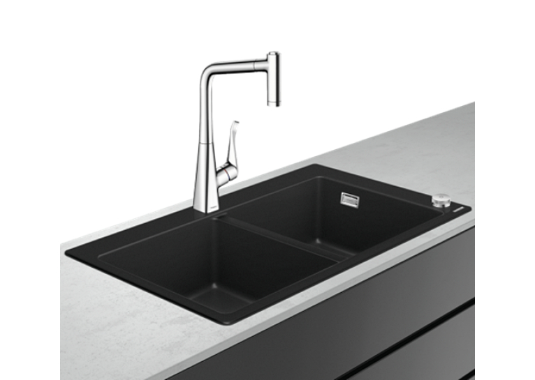 Кухонный комплект мойка со смесителем Hansgrohe C51-F770-05 43216000