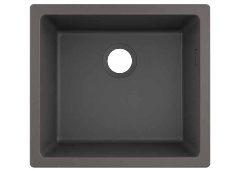 Кухонная мойка Hansgrohe S510-U450 под столешницу 500х450 Stonegrey 43431290