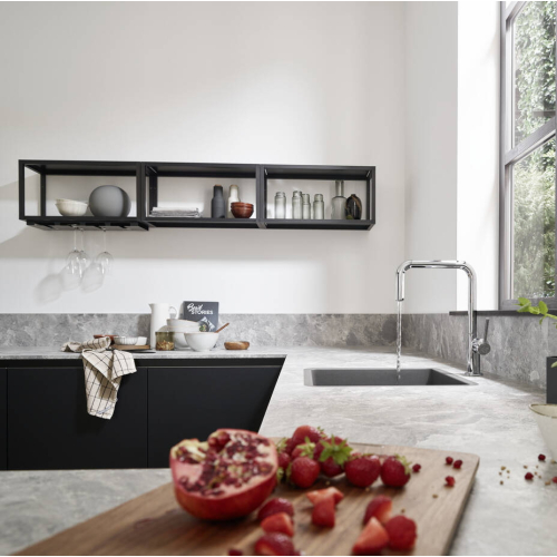 Кухонная мойка Hansgrohe S510-U450 под столешницу 500х450 Stonegrey 43431290