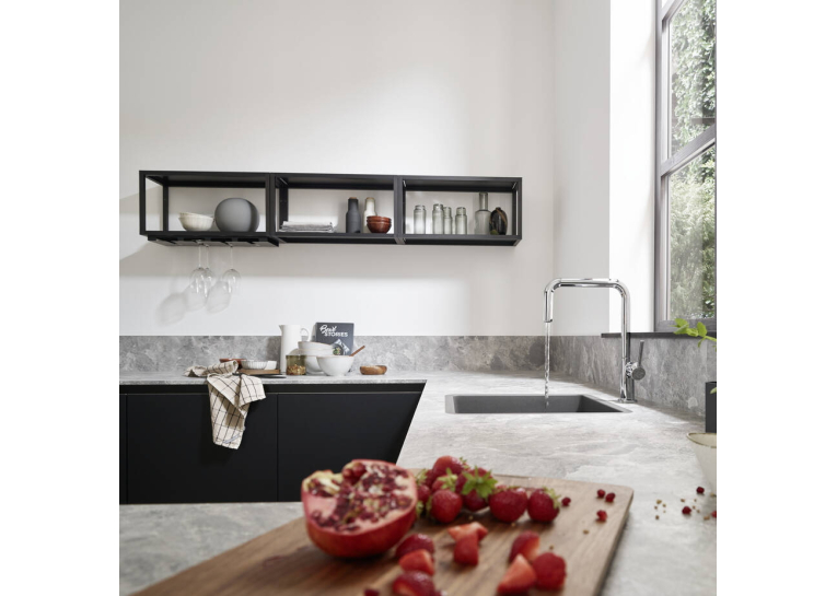 Кухонная мойка Hansgrohe S510-U450 под столешницу 500х450 Stonegrey 43431290