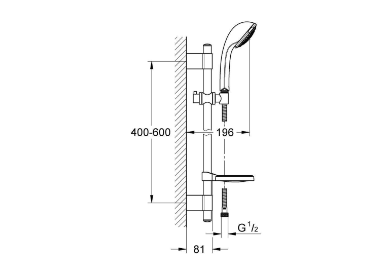 Душевой гарнитур Grohe Relexa 27132001