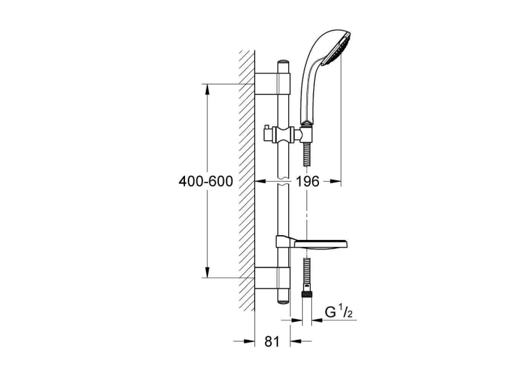 Душовий гарнітур Grohe Relexa 27132001