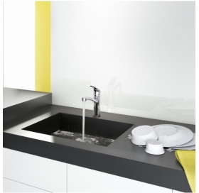 Набор смесителей Hansgrohe EcoSmart для ванны и кухни Logis/Focus 100 (71104+7140+31806+26534400) 20200012
