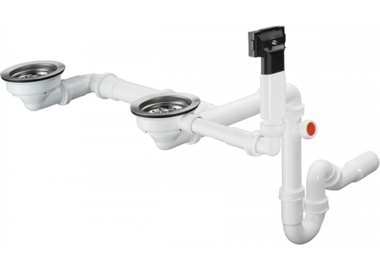 Сифон для миття Hansgrohe D17-10, хром 43928000