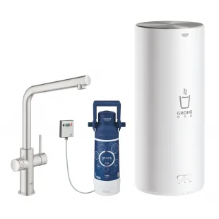 Смеситель для кухни с бойлером Grohe Red Duo 30325DC1 Сталь