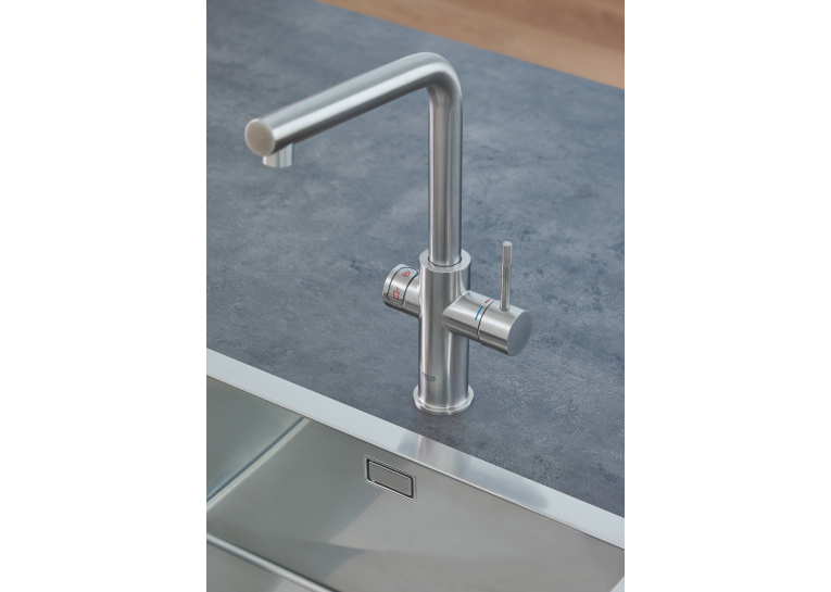 Змішувач для кухні з бойлером Grohe Red Duo 30325DC1 Сталь