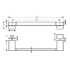 Ручка для дверей у душову Hansgrohe AddStoris 41759000 хром