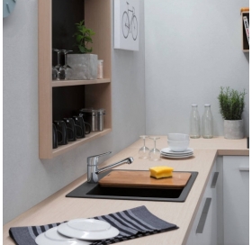 Кухонная мойка Hansgrohe S510-F450 560х510 Concretegrey 43312380