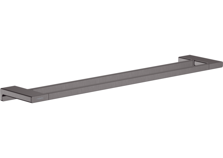 Двойной держатель для банных полотенец Hansgrohe AddStoris 41743340 черный матовый/хром