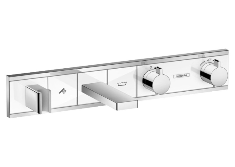 Термостат для ванны Hansgrohe RainSelect с 2 потребителями Chrome/White 15359400