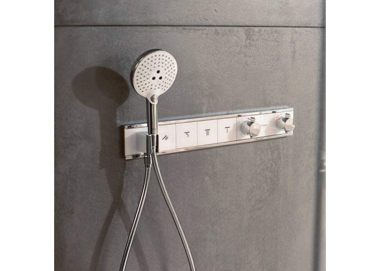 Термостат Hansgrohe RainSelect скрытого монтажа на 4 потребителя Chrome/White 15357400
