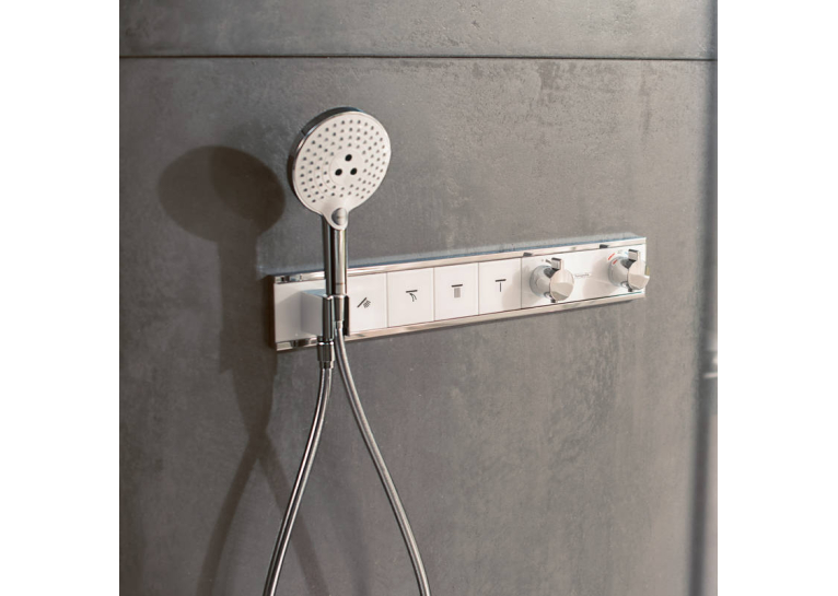 Термостат Hansgrohe RainSelect скрытого монтажа на 4 потребителя Chrome/White 15357400