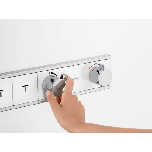 Термостат Hansgrohe RainSelect скрытого монтажа на 4 потребителя Chrome/White 15357400