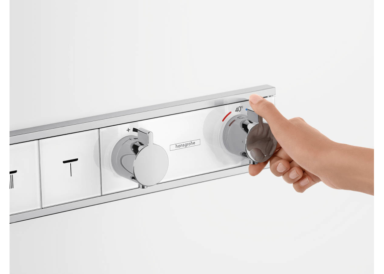 Термостат Hansgrohe RainSelect скрытого монтажа на 4 потребителя Chrome/White 15357400