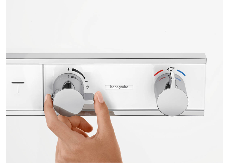 Термостат Hansgrohe RainSelect скрытого монтажа на 4 потребителя Chrome/White 15357400
