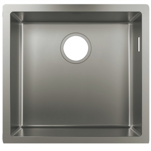 Кухонная мойка Hansgrohe S719-U450 под столешницу 500х450 Stainless Steel 43426800