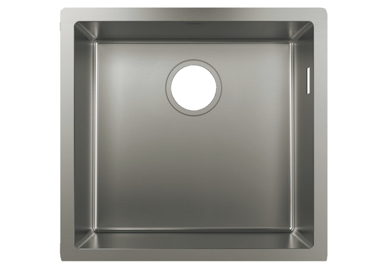 Кухонная мойка Hansgrohe S719-U450 под столешницу 500х450 Stainless Steel 43426800