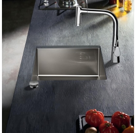 Кухонная мойка Hansgrohe S719-U450 под столешницу 500х450 Stainless Steel 43426800