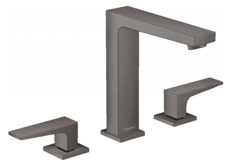 Змішувач для раковини на 3 отвори Hansgrohe Metropol Brushed Black 32515340
