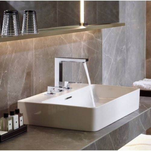 Смеситель для раковины на 3 отверстия Hansgrohe Metropol Brushed Black 32515340