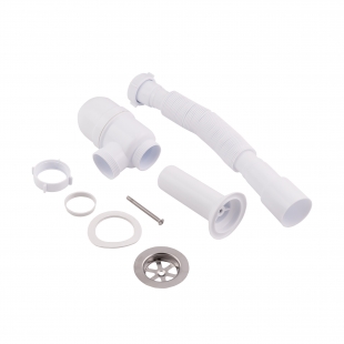Сифон для раковины Lidz (WHI) (LU02)