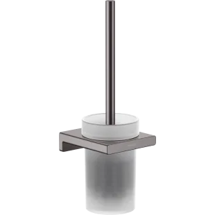 Набор для WC с держателем Hansgrohe AddStoris 41752340 черный матовый хром