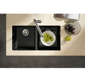 Змішувач для кухні Hansgrohe Metris Select M71 з висувним зливом Sbox 73801000