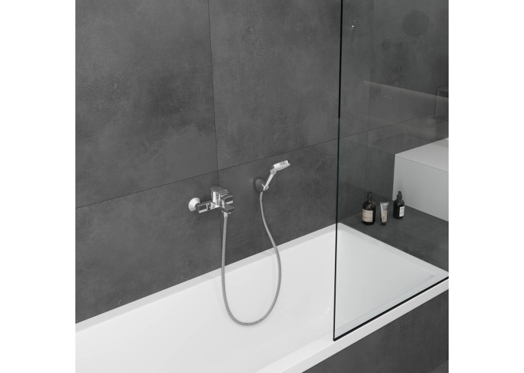 Змішувач для ванни одноважільний Hansgrohe Vernis Shape 71450000 хром