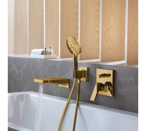 Змішувач прихованого монтажу для ванни/душу Hansgrohe Metropol Polished Gold Optic 32545990