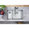 Кухонна мийка під стільницю Hansgrohe S719-U655 дві чаші 180/450 Stainless Steel 43429800