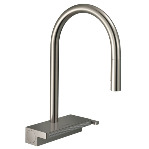 Змішувач для кухні Hansgrohe Aquno Select M81 з висувним душем, під сталь 73831800