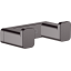 Двойной крючок Hansgrohe AddStoris 41755340 черный матовый/хром (Повреждённая упаковка)
