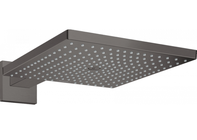 Верхній душ Hansgrohe Raindance E 300 1jet із душовим кронштейном Brushed Black Chrome 26238340