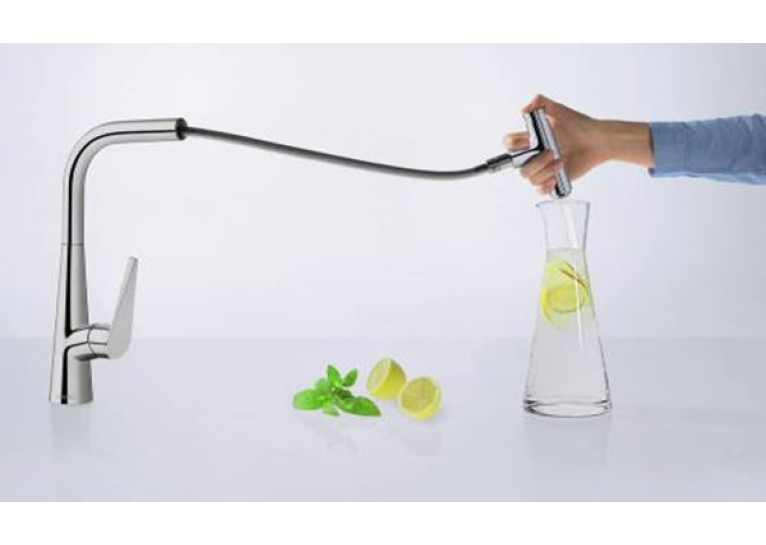 Змішувач для кухні з висувною лійкою Hansgrohe Talis Select S 72822000