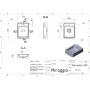 Умивальник Miraggio MARAKESH 380 Глянець