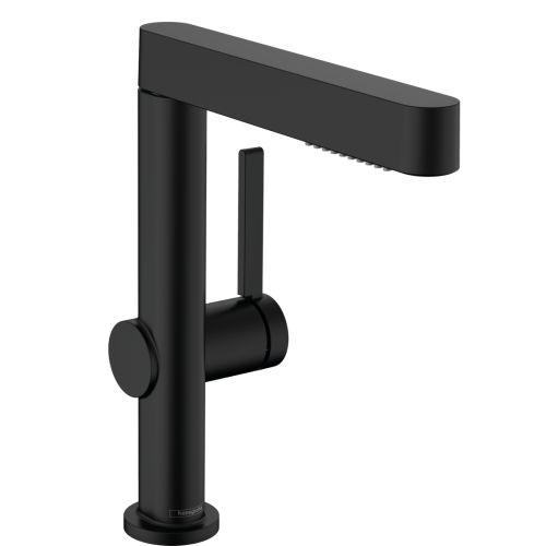 Змішувач Hansgrohe Finoris для раковини, чорний 76063670 (Пошкоджене пакування)